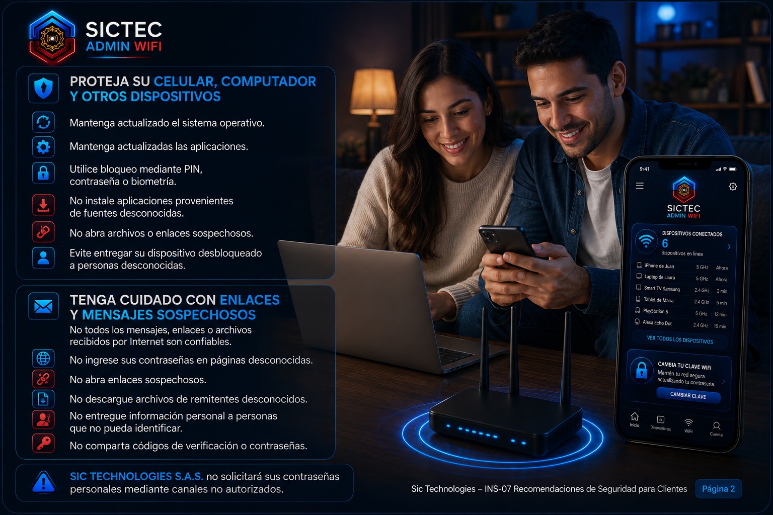 Recomendaciones para proteger celulares, computadores y otros dispositivos