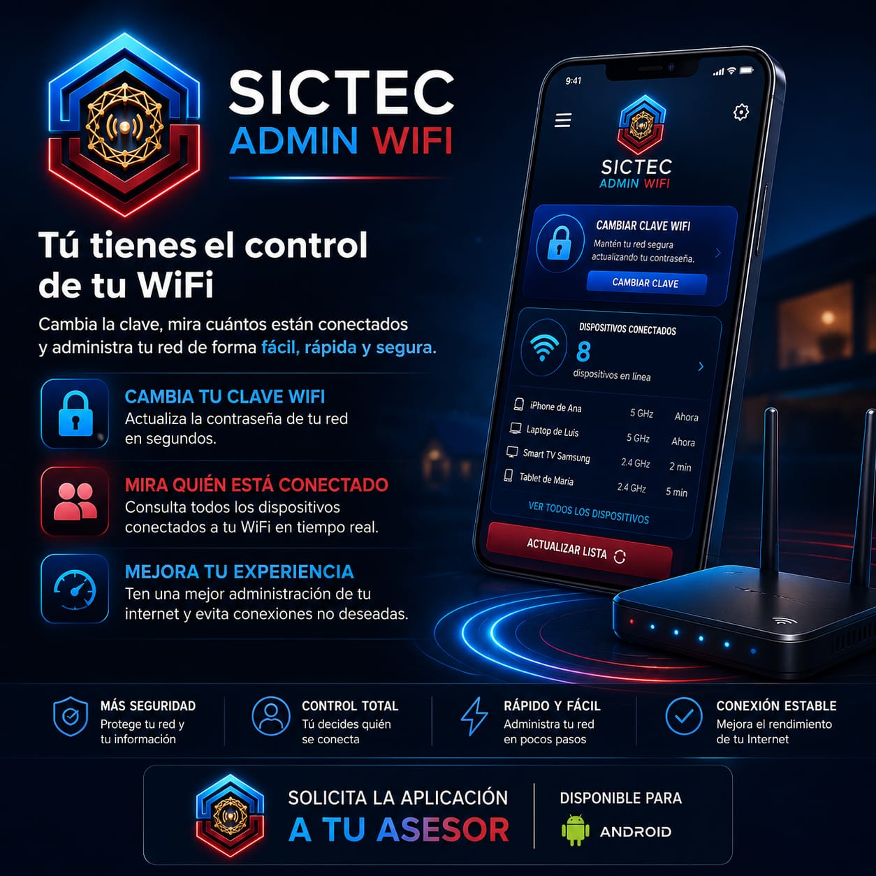 SICTEC Admin WiFi